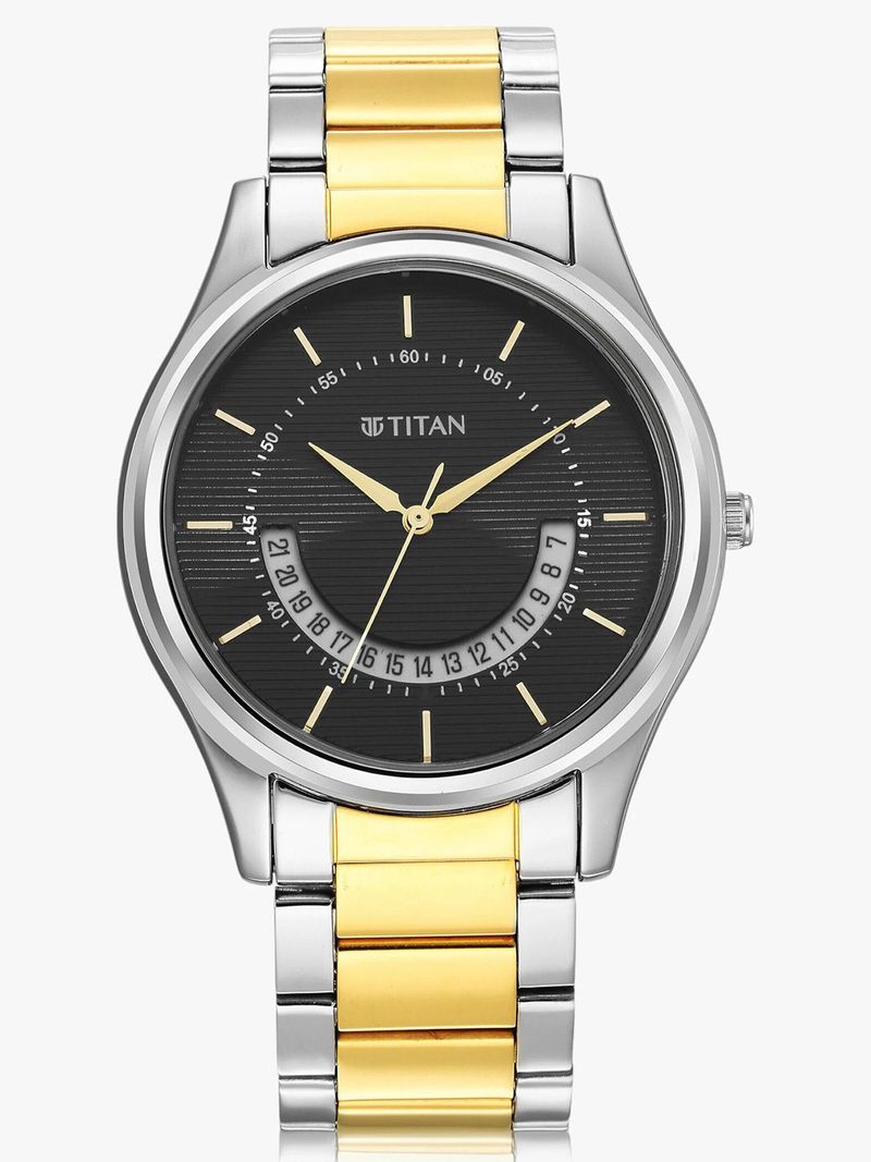 Titan Karishma Black Dial Men's Watch - Image 6