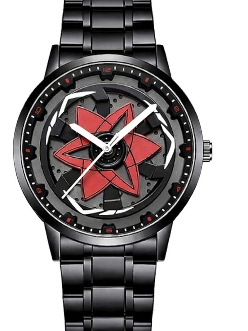 Good Shepherds Analog Watch  - For Men Sasuke Sharingan Naruto Anime Spinning