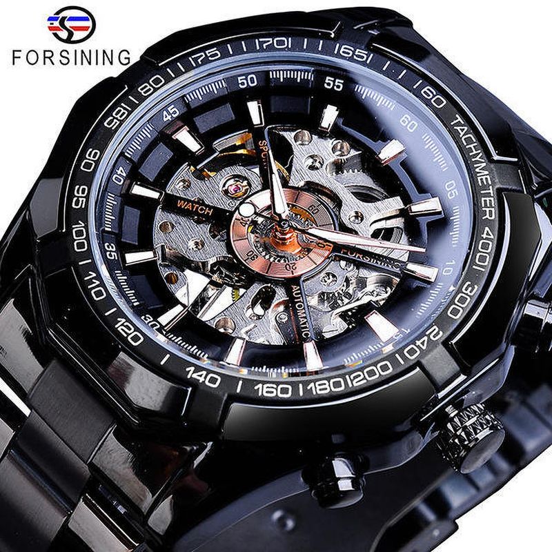 Forsining Men's Skeleton Sport Watch - Image 2