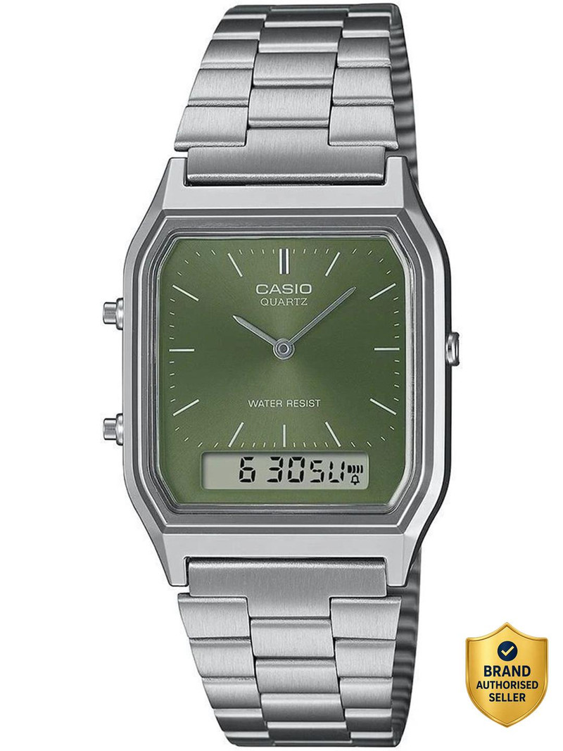price history - CASIO VINTAGE Analog-Digital Watch - For Men & Women AD278 (AQ-2...more