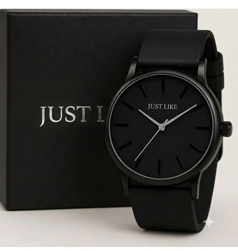 just like SILIC-BLACK-GREY Quartz Watch - Image 2