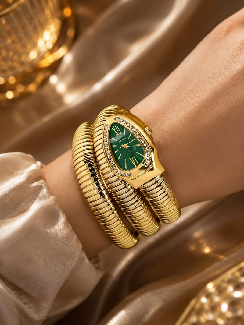 TheHotPickz Snake Watch Green Dial - Image 3