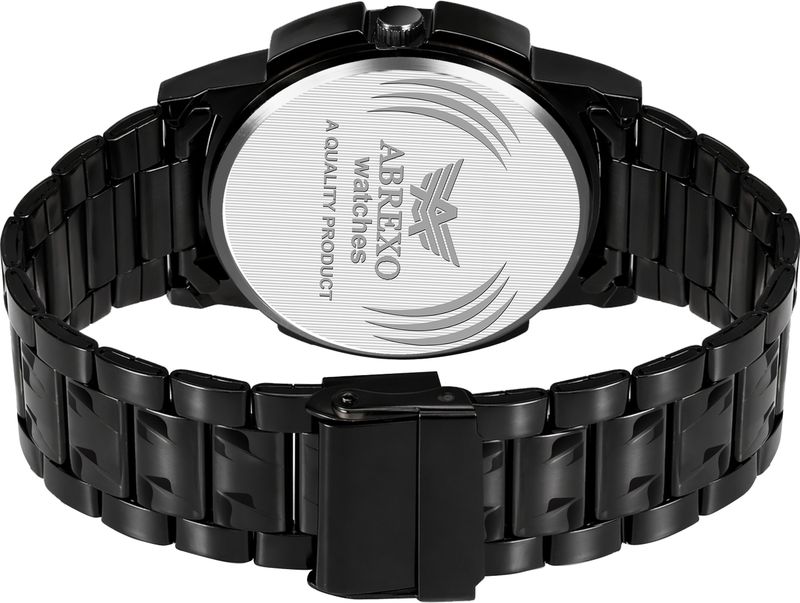 Premium Series All Black Dial Quartz Watch - Abx440 AL BK - Image 6
