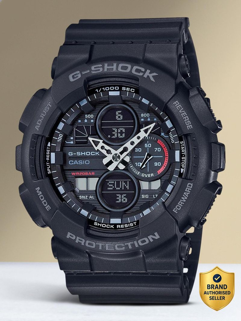 CASIO G-SHOCK GA-140-1A1DR Black Dial Resin Strap Analog-Digital - Image 5