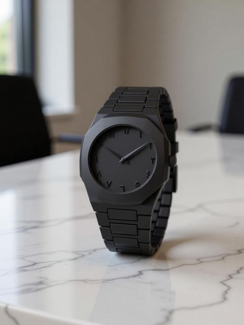 SABR Black Minimalist Watch - Image 4