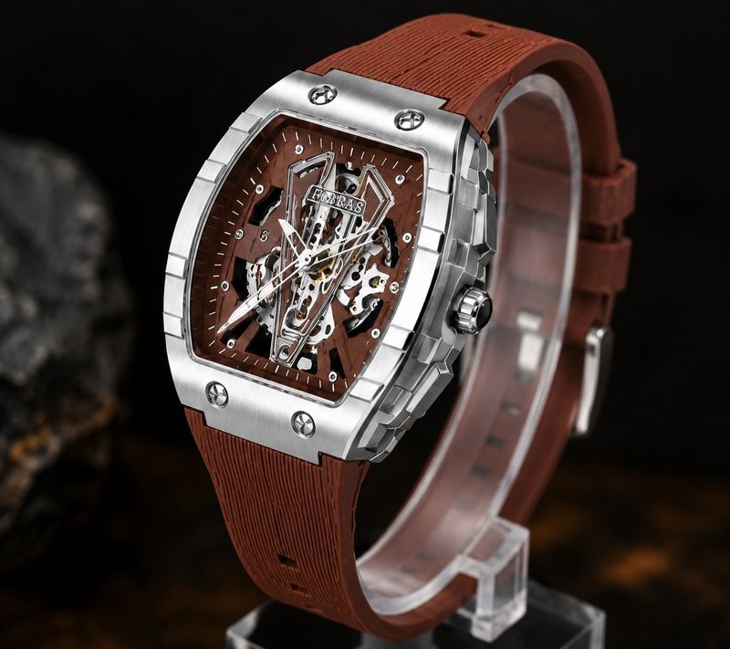 fobras Analog Watch - Brown - Image 3