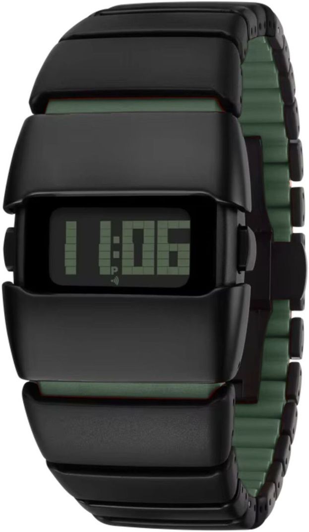PAPIO DG-042 BLK-GRN Black Digital Watch - Image 3