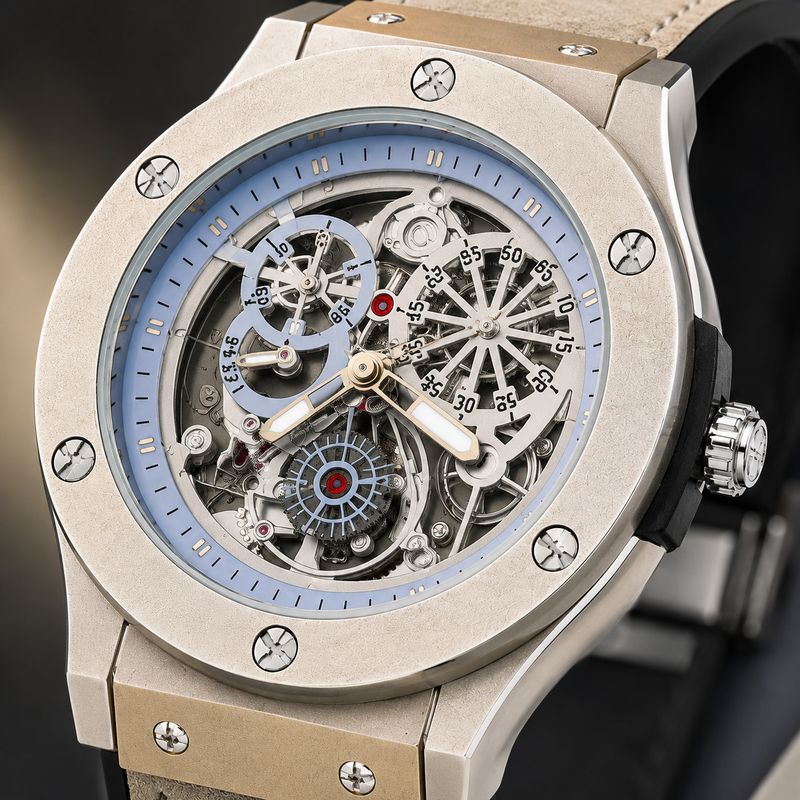 italigs Premium Analog Skeleton Wrist Watch for Men - Image 3