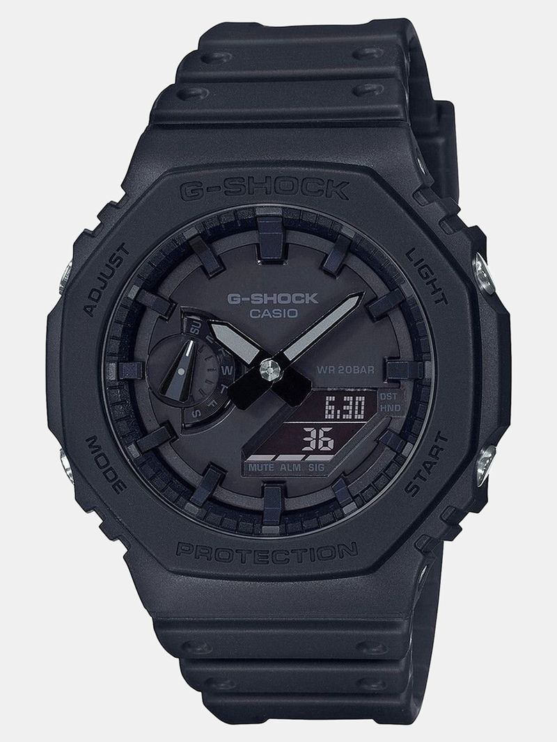 CASIO G-SHOCK GA-2100-1A1DR Black Dial Resin Strap - Image 5