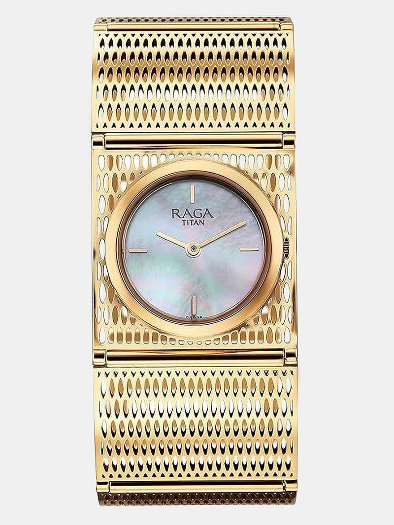 Titan Titan Raga Ethereal White Rectangular Dial Women's Watch / Analog Watch - For Women 2770WM01,NU2770WM01