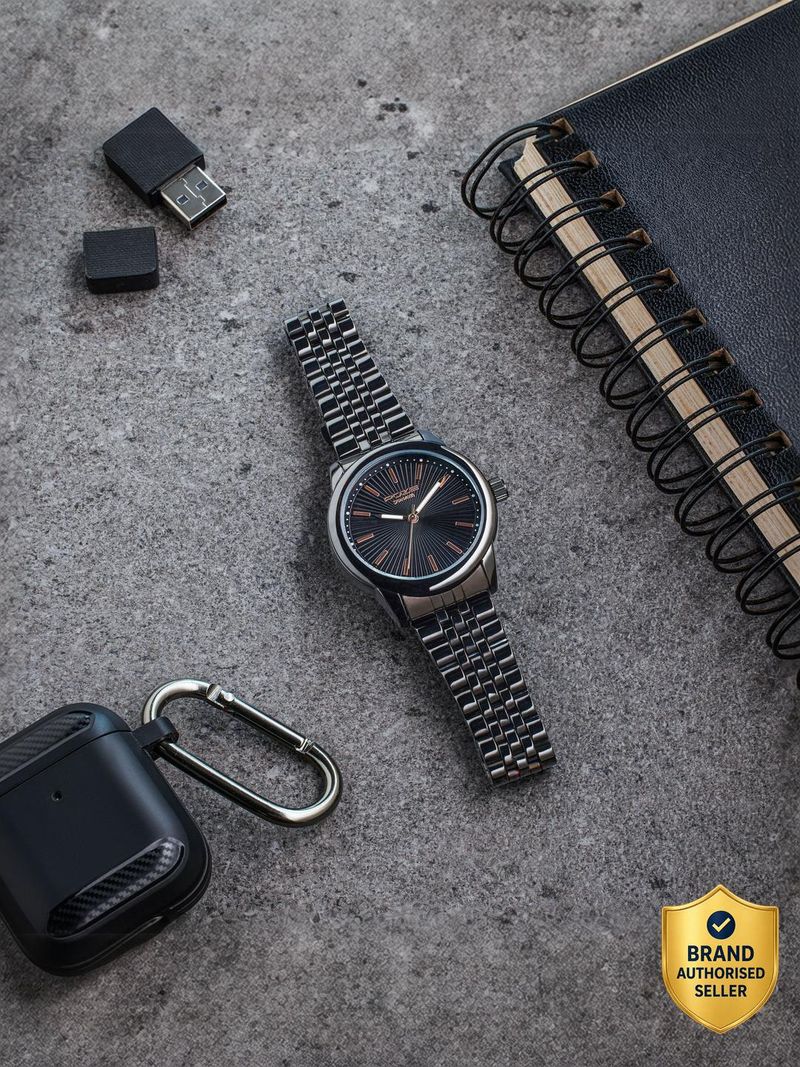SONATA Poze Metal Analog Watch SP70040NM01W - Image 2