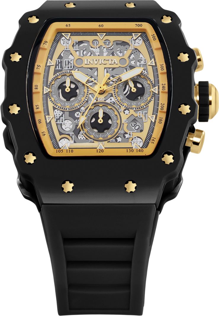 INVICTA Racing Quartz Gold Dial Men's Watch 69728 - Image 5
