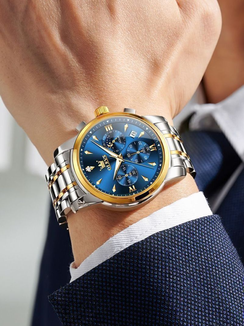CNF-S-G3639BG-JL Men's Waterproof Luminous Watch - Image 6