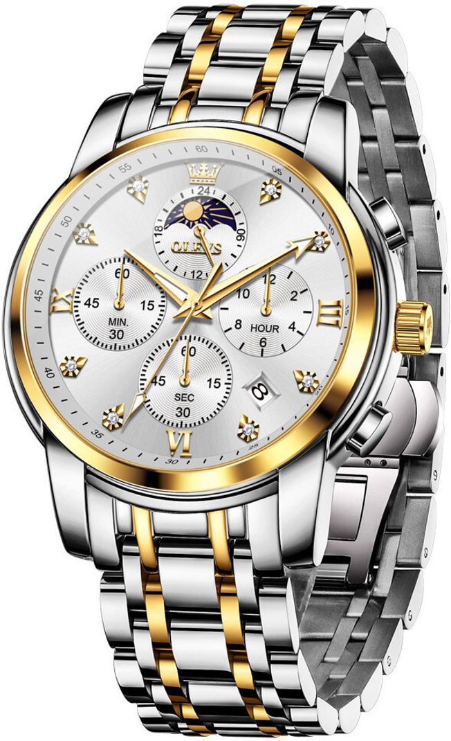 OLEVS Men's Analog Watch CIF-S-G3655GJ-JB - Image 4