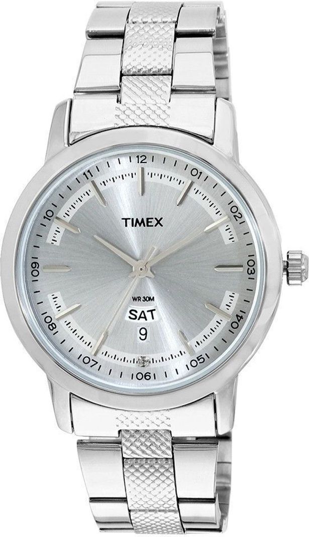 TIMEX Silver Dial Stainless Steel Analog Watch TW000G916 - Image 4