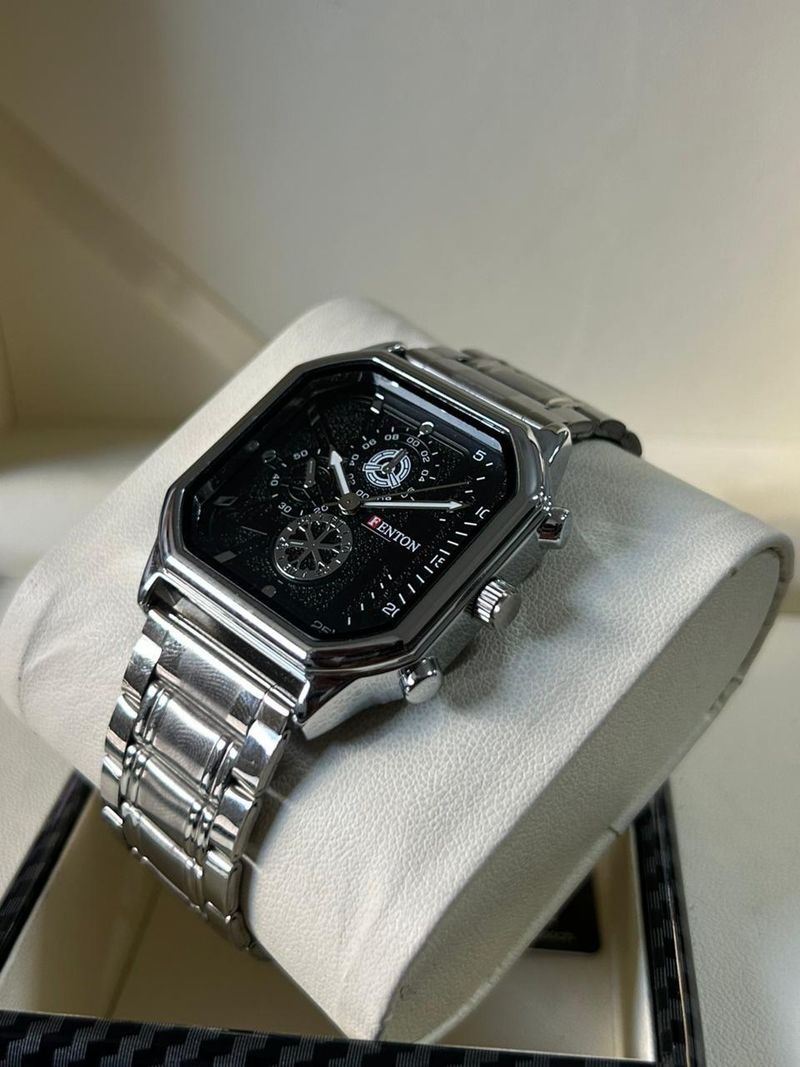 FENTON WATCHES Elegant Series Octagonal Shape Quartz Men's Watch - Image 5