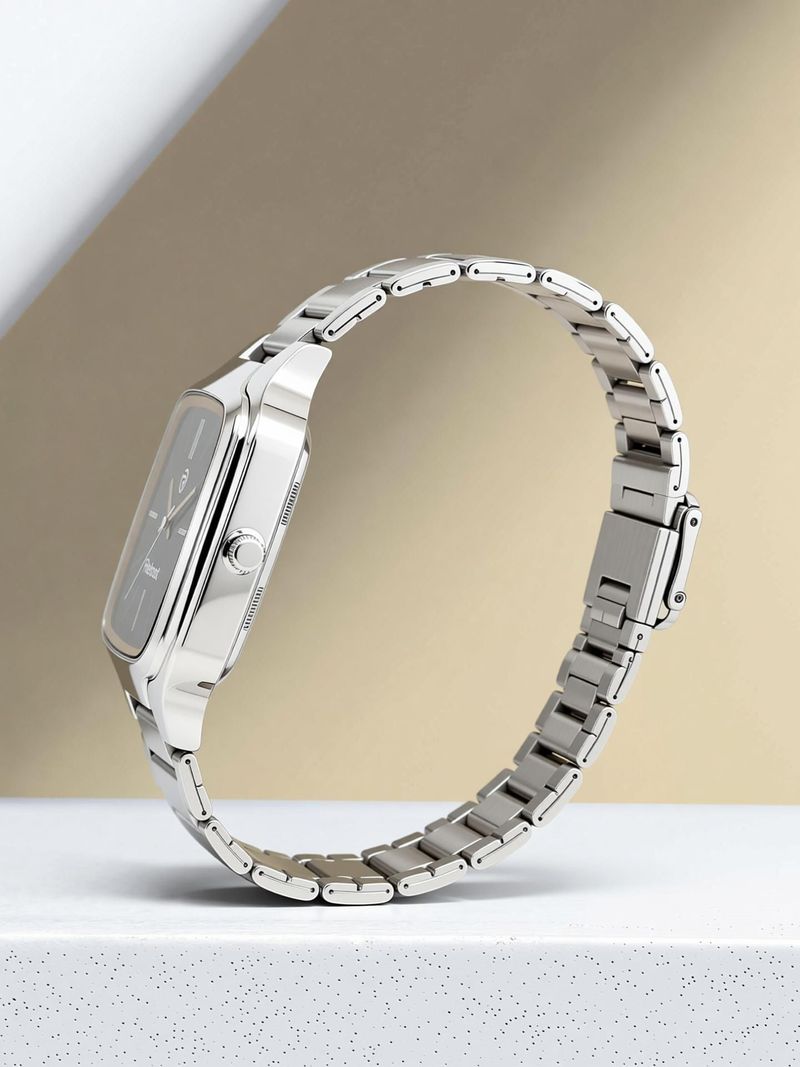 Reboot FT3027 Men's Square Stainless Steel Analog Watch - Image 5