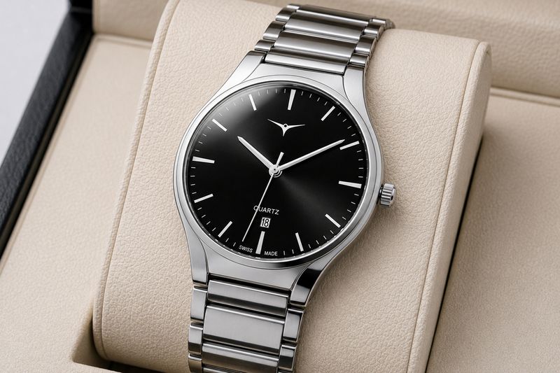 Nester Prestige Steel Series Analog Watch - Black - Image 6