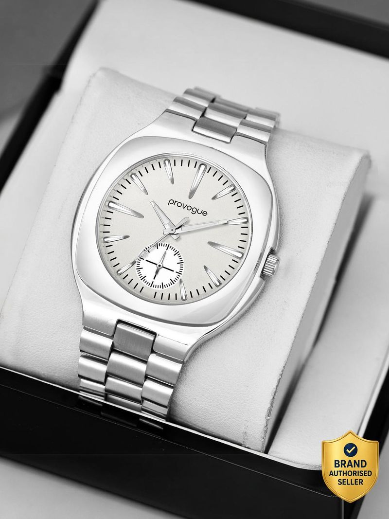 Provogue Men's Silver Analog Watch GSQ027-SLV-PR - Image 2