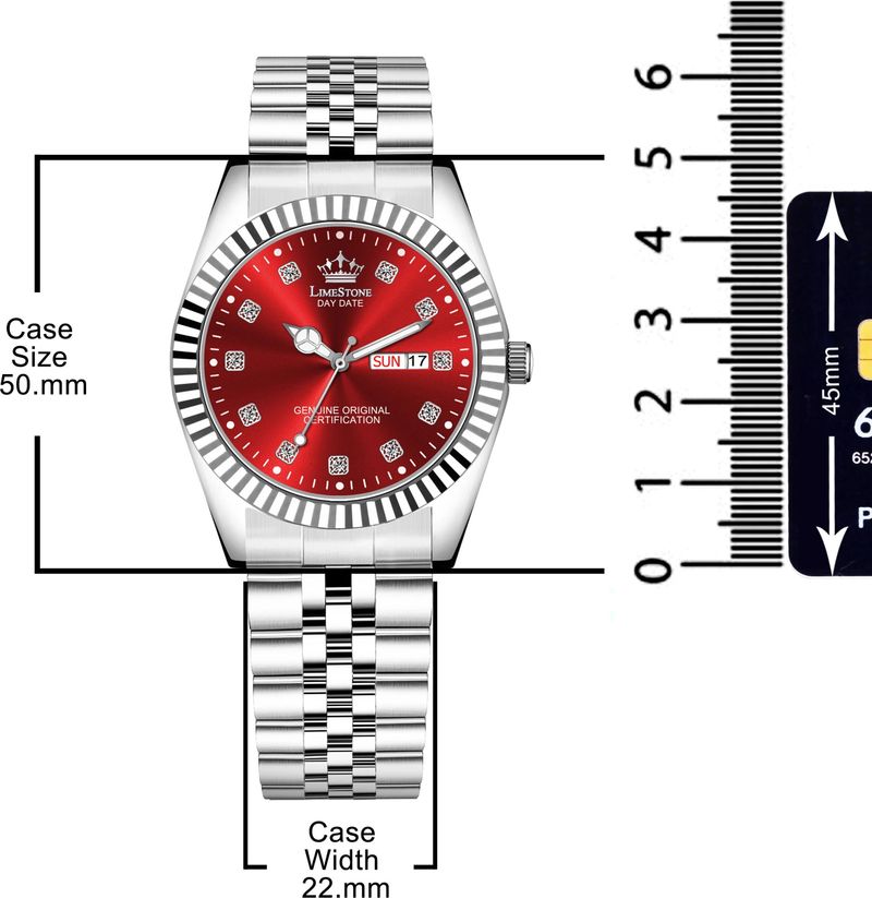 LIMESTONE Legacy Series Men's Quartz Analog Watch RLX026 - Image 3