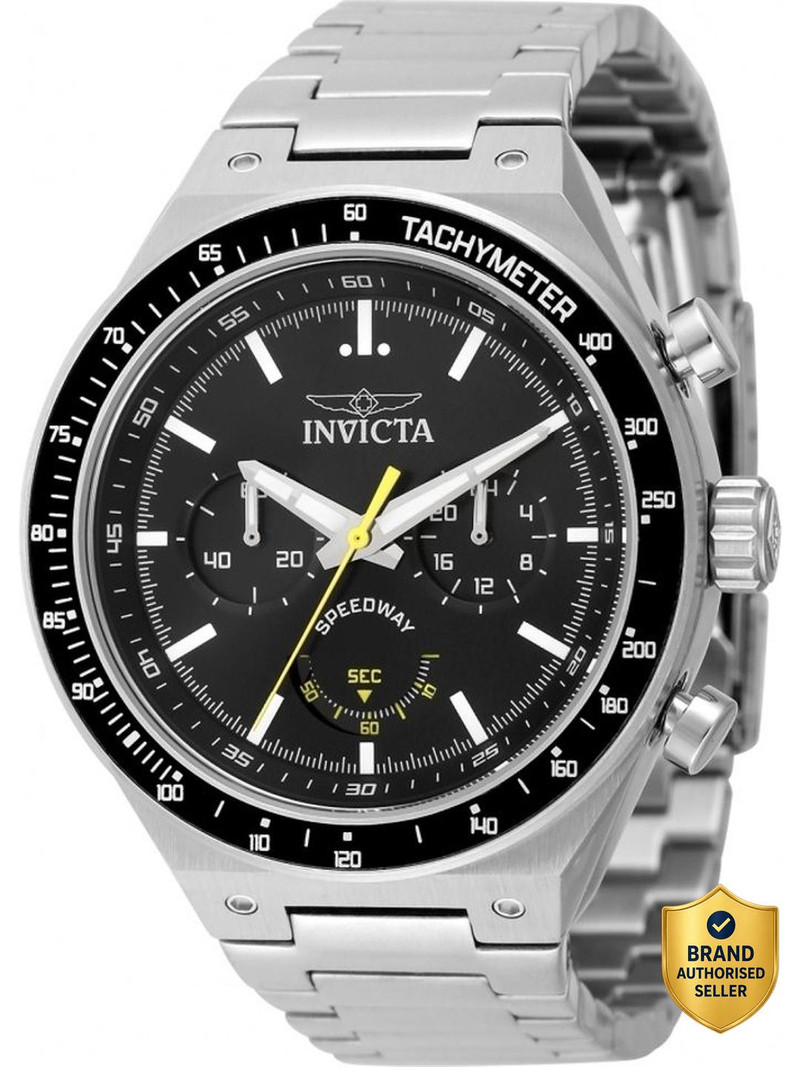 INVICTA 49376 Speedway Quartz Black Dial Analog Watch  - For Men