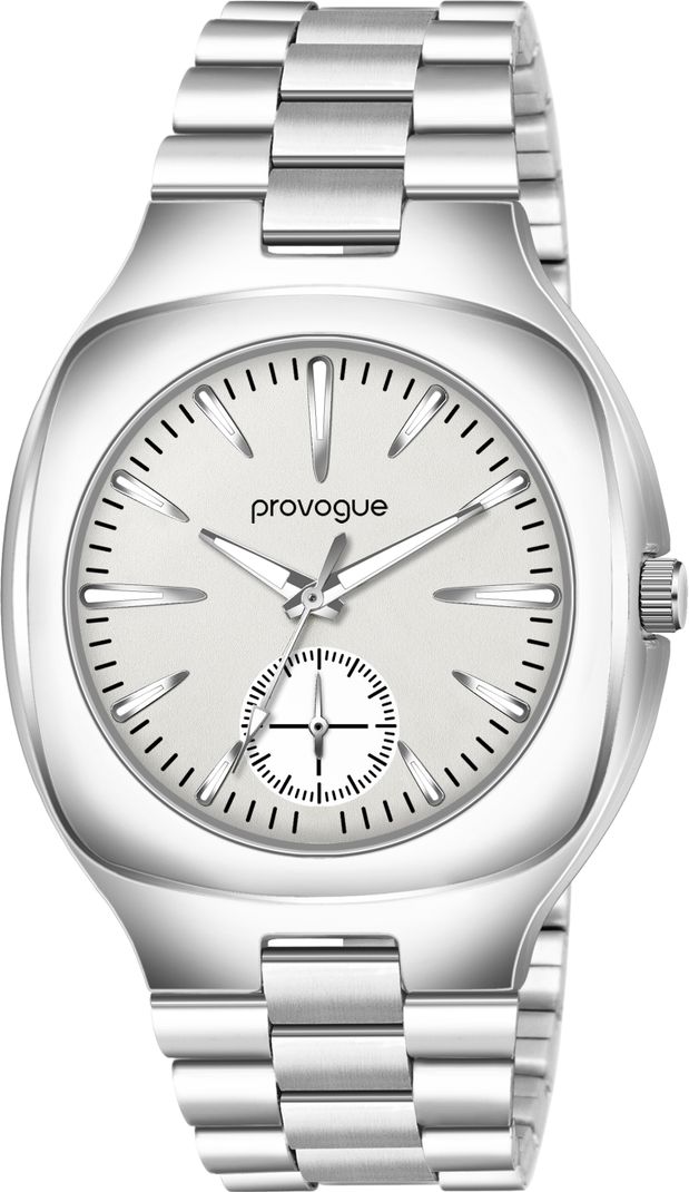 Provogue Men's Silver Analog Watch GSQ027-SLV-PR - Image 5