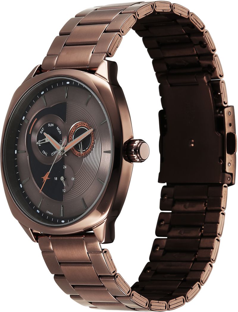 Fastrack Tik Tok 5.0 Brown Dial Men's Watch 3330QM01 - Image 6