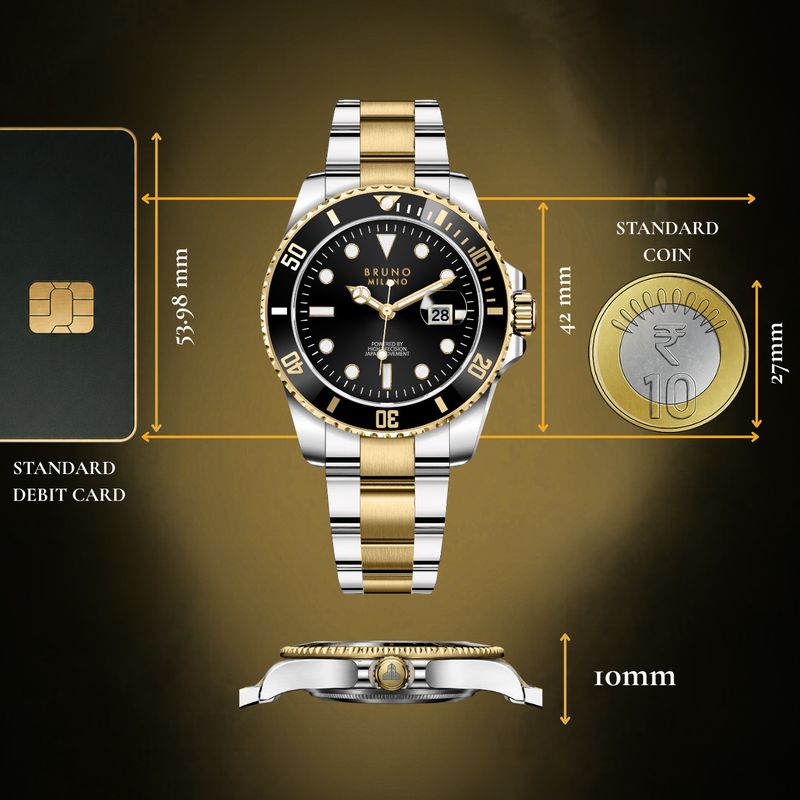 Bruno Milano Men's Stainless Steel Analog Watch - Image 6