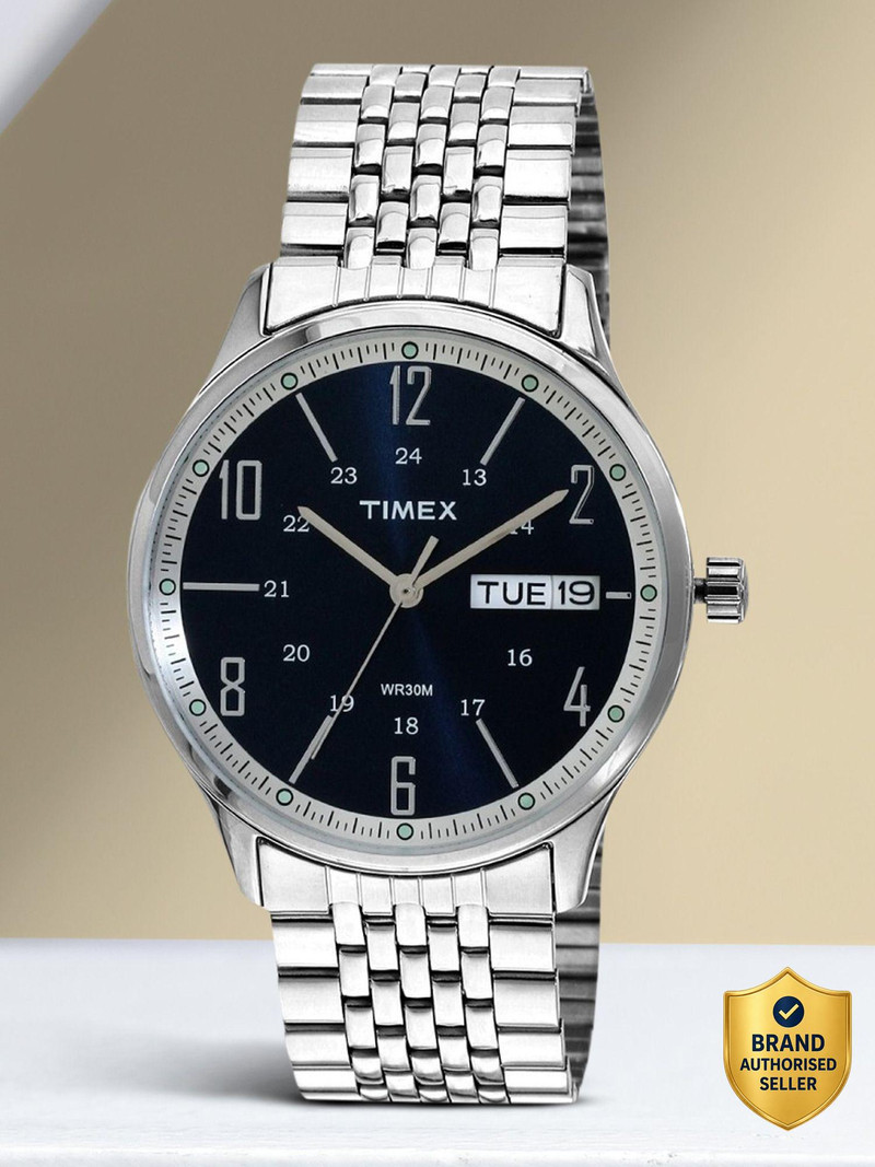 Round 39mm Blue Dial Analog Watch  - For Men TW0TG6501