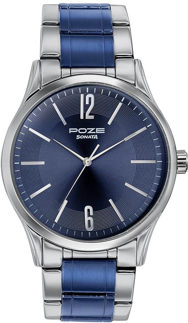 Sonata Poze Blue Dial Men's Watch - Image 3