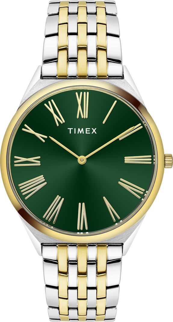 Timex Signio 40mm Green Dial Analog Watch - Image 2