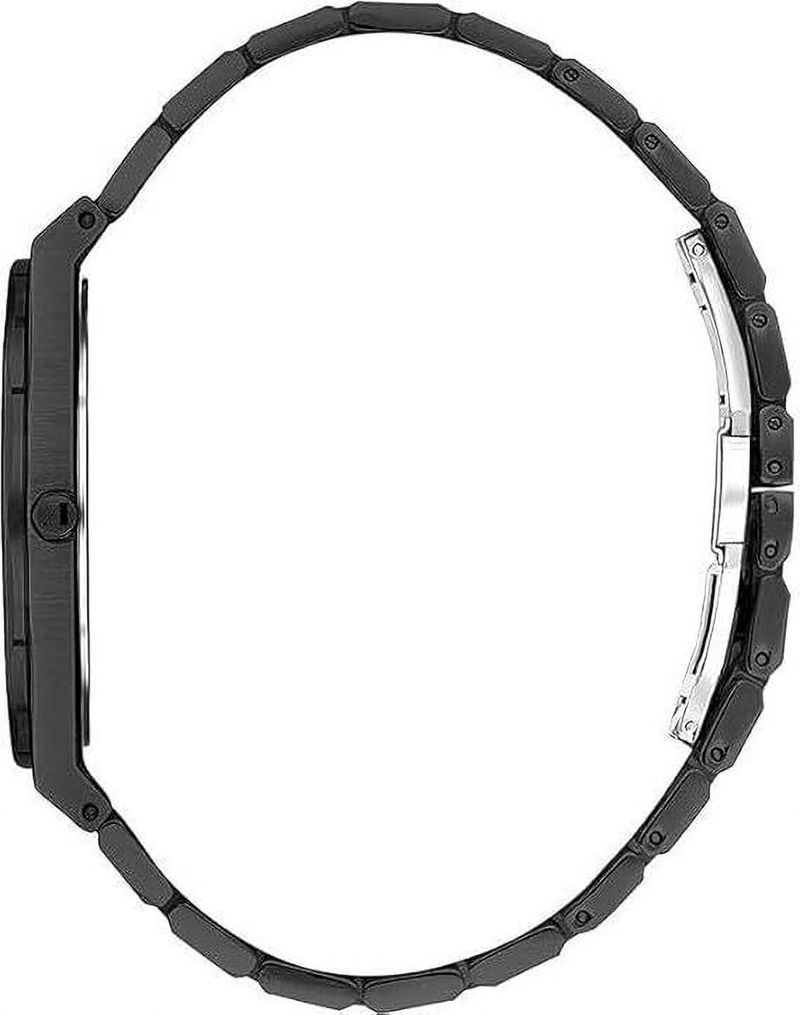 TimePiece Black Arabic Dial Watch - Image 4