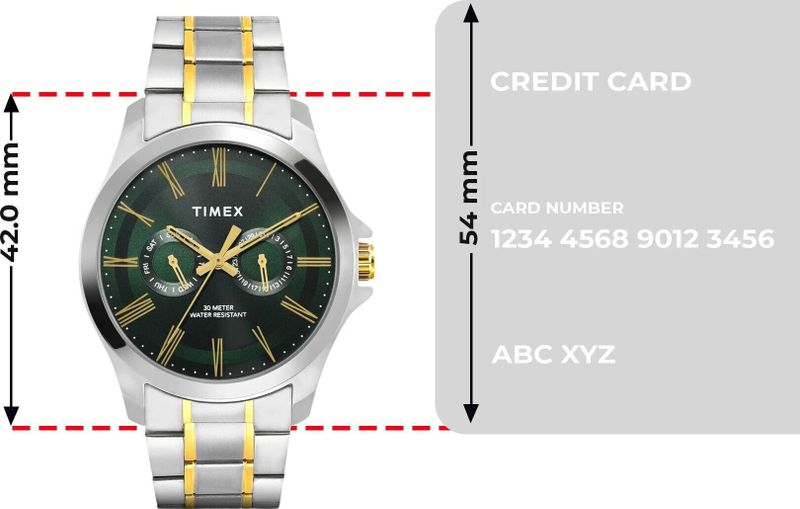 TIMEX Trendline Round 42mm Green Dial Analog Watch for Men - Image 4