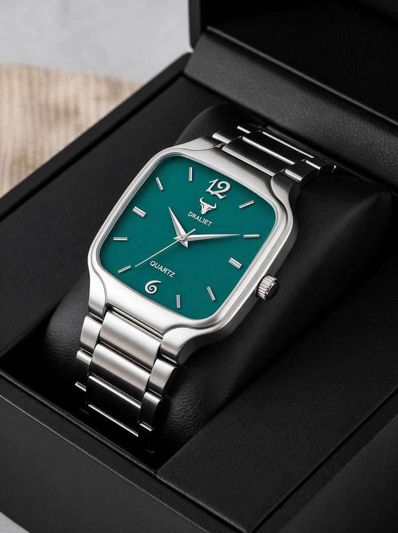 DRALIET Elegant Series Square Quartz Watch - Image 2