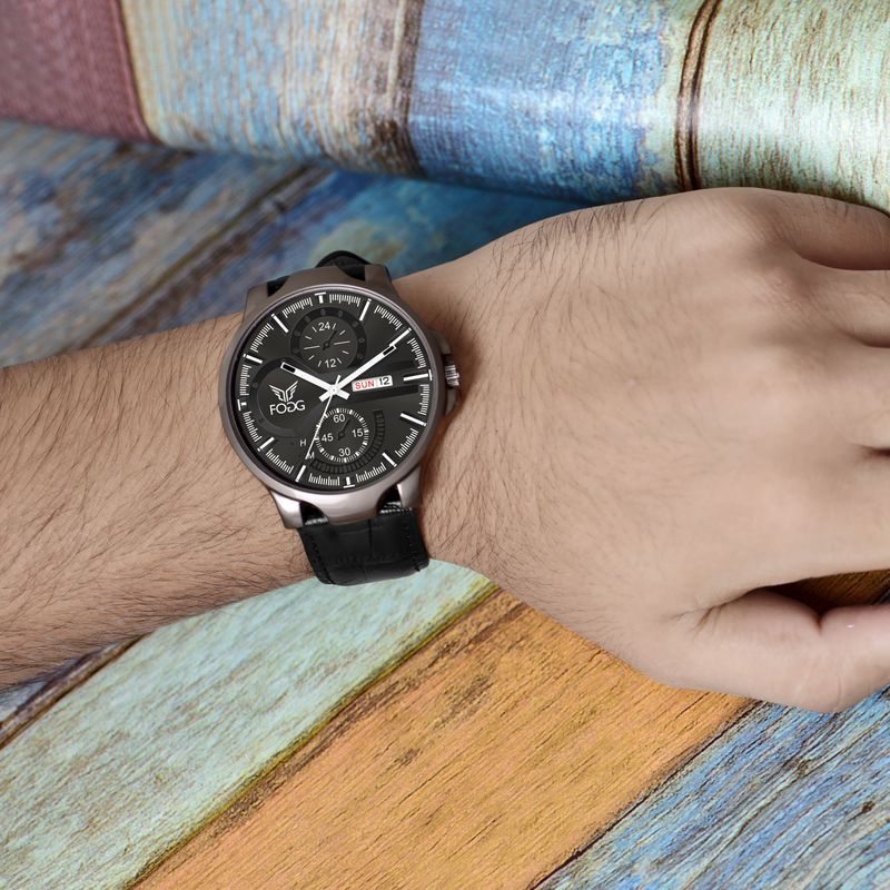 FOGG 1217-Black Men's Analog Watch - Image 6