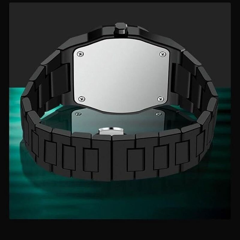 Arabic Aura Black Minimalist Analog Watch - Image 5