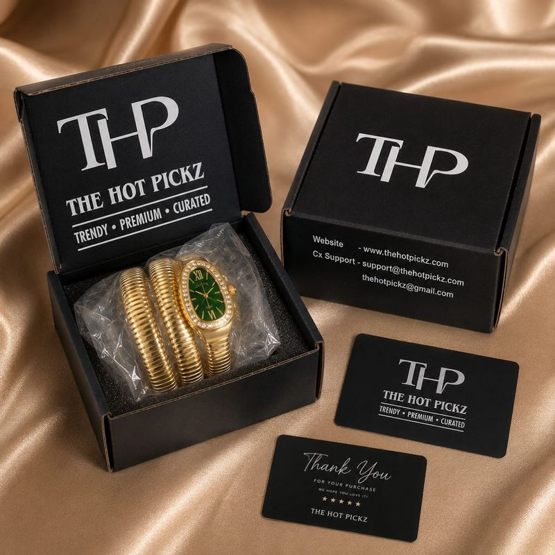 TheHotPickz Snake Watch Green Dial - Image 5