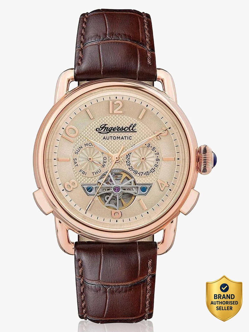 Ingersoll I00901B Automatic Rose Gold Dial With Lifetime Warranty Analog Watch  - For Men