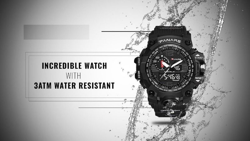 PANARS Multi-Functional Water Resistant Sports Watch - Image 5