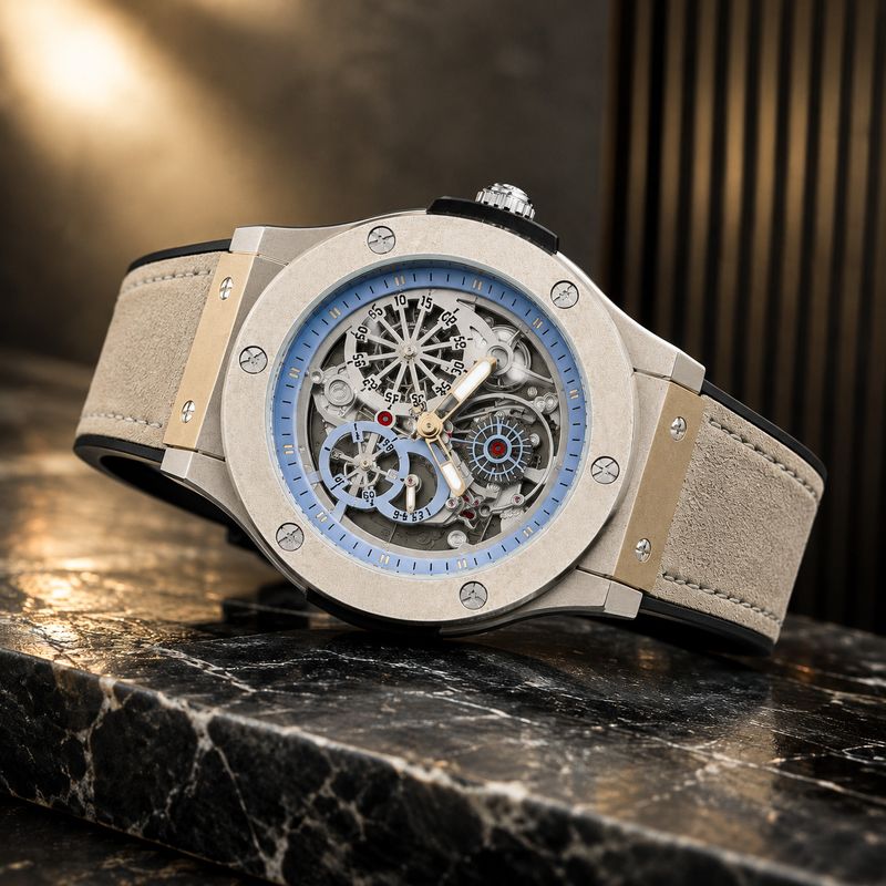 italigs Premium Analog Skeleton Wrist Watch for Men - Image 4