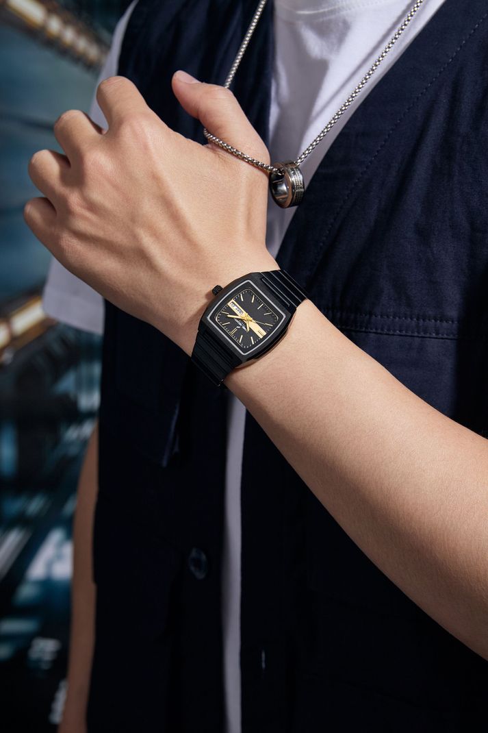 Daniel Hechter Men's Black Square Dial Watch - DHM1049-11 - Image 4