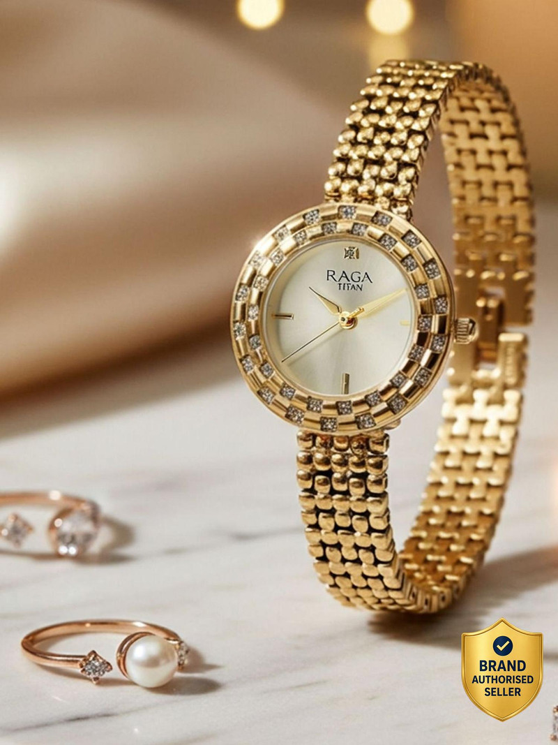 Titan Raga Showstopper 3.0 Analog Watch  - For Women 95350YM01,NU95350YM01