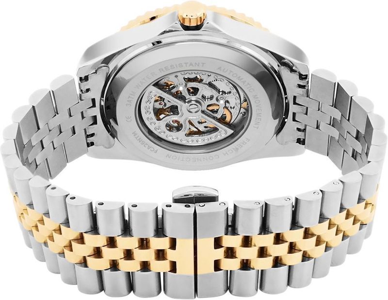 French Connection AETHER DRIVE Green Sunray Automatic Watch - Image 6