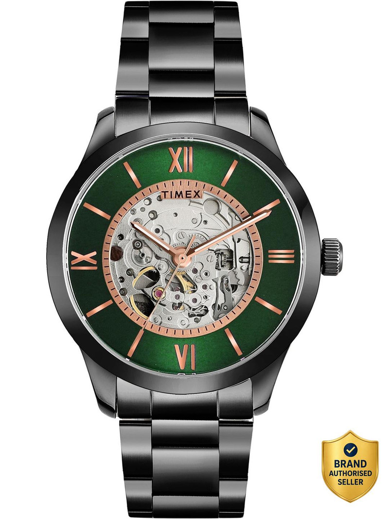 TIMEX Automatic Green Dial Analog Watch  - For Men TWEG208SMU12