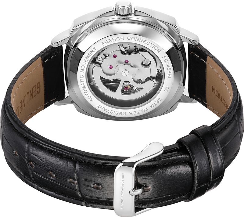 French Connection FCA45SBL Silver Automatic Analog Watch - Image 6