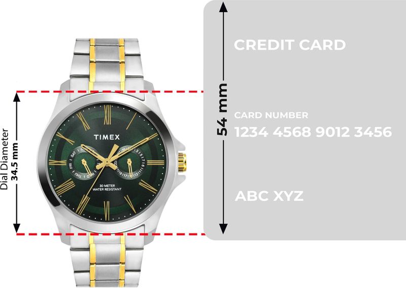 TIMEX Trendline Round 42mm Green Dial Analog Watch for Men - Image 5