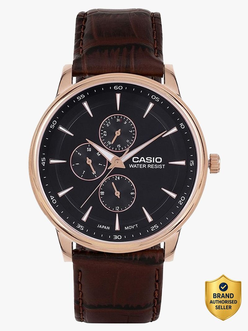 CASIO MTP-SN3 Analog Watch - For Men A2460 (MTP-SN3KRL-1A) - Image 2