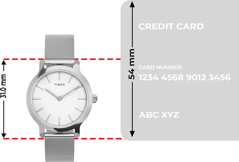 TIMEX Transcend 31mm White Dial Analog Watch - Image 6
