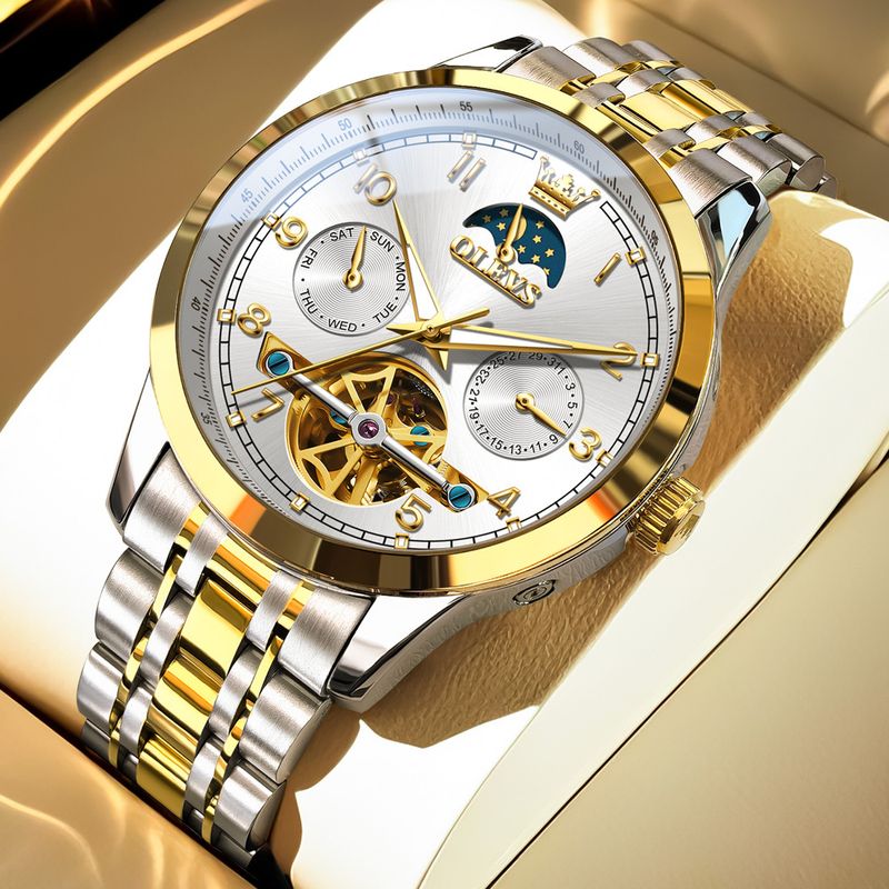 OLEVS Analog Watch - Men Silver - Image 2