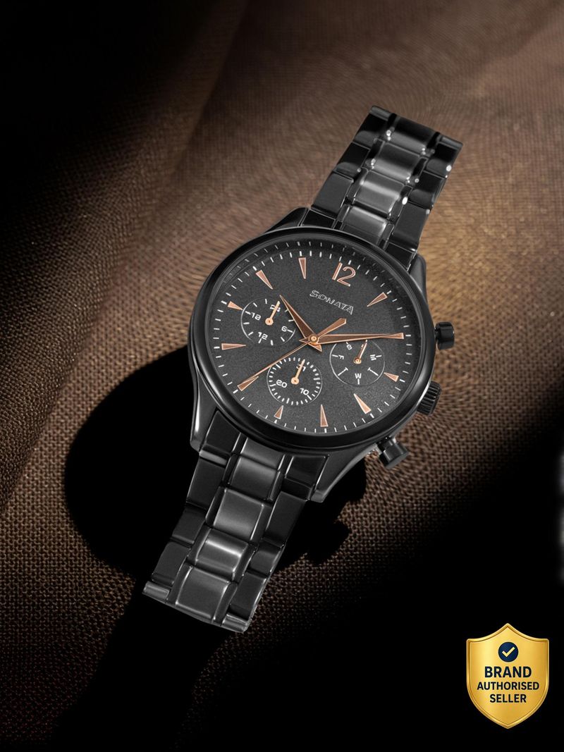 Sonata Wedding Edit Black Dial Analog Watch - Image 2